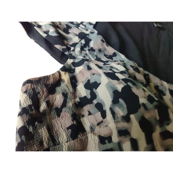 Ann Taylor Women's Size 4 Abstract Print Cap Sleeve Sheath Dress - Picture 12 of 12